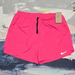 Nike Dri-FIT 5" Running Brief Lined Shorts Mens XL Bright Pink CZ9062-639